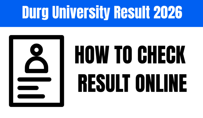 Durg University Result 2026 Kaise Check Kare