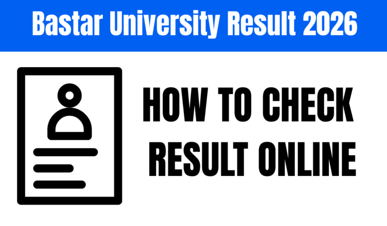 Bastar University Result 2026 Kaise Check Kare