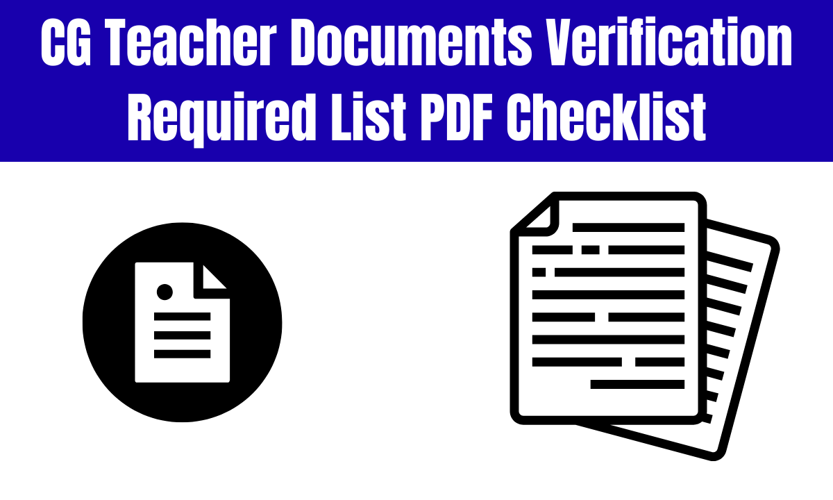 CG Teacher Documents Verification